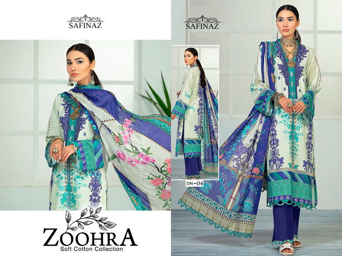 Zoohra Safenaaz Fancy Wear Wholesale Pakistani Dress Material Catalog